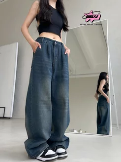 Джинсы широкие багги y2k